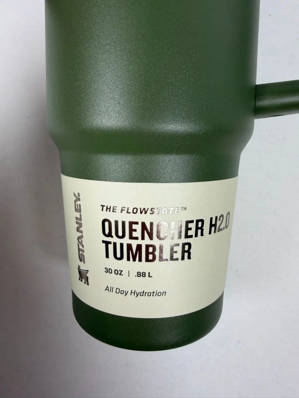 Stanley Olive Green Insulated Travel Mug with Handle - Picture 8 of 12
